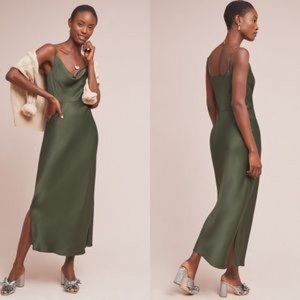 Anthropologie Bias Slip Dress